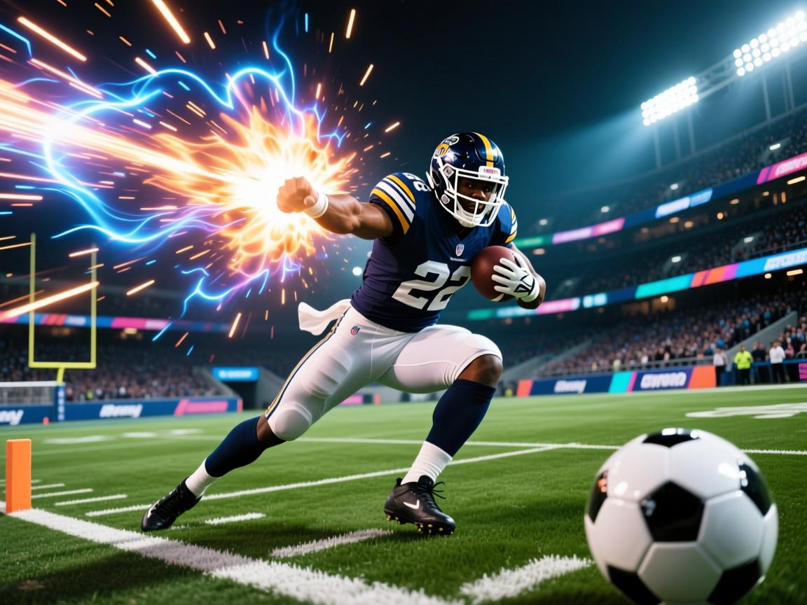 神奇一击！橄榄球运动员叱咤风云