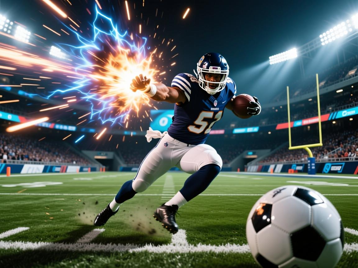 神奇一击！橄榄球运动员叱咤风云  第2张